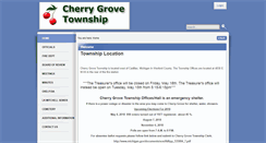 Desktop Screenshot of cherrygrovetwp.org