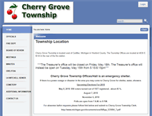 Tablet Screenshot of cherrygrovetwp.org